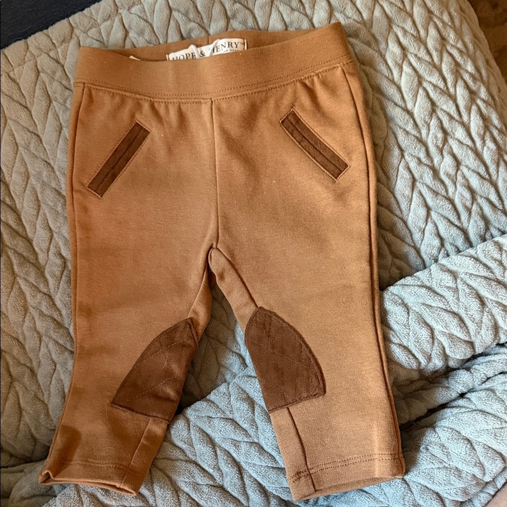 Hope & Henry Brown Baby/Toddler Pull-On Pants